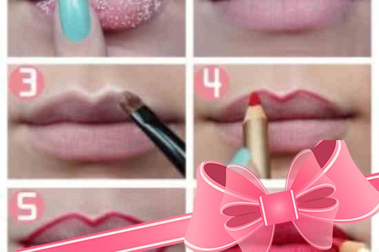 Как правильно девушке красить губы красной помадой?